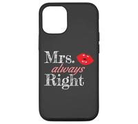 Matching Couples Mrs Always Right Custodia per iPhone 12/12 Pro