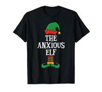 Matching Family Group Funny I'm The Anxious Elf Christmas Maglietta