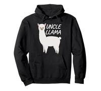 Matching Family Llama Uncle Llama for Funny Uncle Felpa con Cappuccio