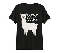 Matching Family Llama Uncle Llama for Funny Uncle Maglietta Premium