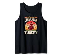 Matching Family Thanksgiving I'm The Librarian Turkey Canotta