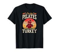 Matching Family Thanksgiving I'm The Pilates Turkey Maglietta