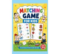 Matching Game for Kids: Fun Educational Matching Activities Workbook for Toddlers and Preschoolers Ages 3-6