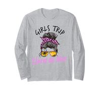 Matching Girls Trip Lloret De Mar Spagna Spagna Chignon Maglia a Manica