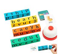 Matching Letter Game, Spelling Toy for, Blocks , Interactive Letter Matching Game, Bambini Educational Blocks, Preschool Alphabet Blocks, Learning Puzzle