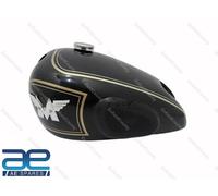 Matchless Singolo Cilindro Nero Alluminio Carburante Gas Serbatoio +Tappo + Knee