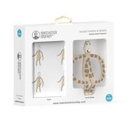 Matchstick Monkey Animal Teether & Muslin Giraffe confezione regalo per bambini