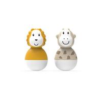 Matchstick Monkey Endless Bathtime Fun Wobblers giocattolo acquatico Blue & Yellow 2 pz