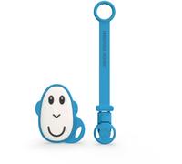Matchstick Monkey Flat Face Teether & Soother Clip confezione regalo per bambini Blue
