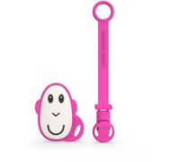 Matchstick Monkey Flat Face Teether & Soother Clip confezione regalo per bambini Pink