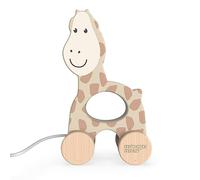 Matchstick Monkey Giocattolo in legno con filo di cotone - Gigi Giraffa - favorisce le capacità motorie per ore di divertimento - a partire dai 12 mesi - in legno di faggio - colori a base d'acqua