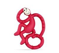Matchstick Monkey MM-MMT-004 Mini Scimmietta Gioco per la Dentizione Antibatterico - Rosso