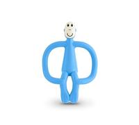 Matchstick Monkey Teething Toy and Gel Applicator dentaruolo con spazzolino 2 in 1 Light Blue 1 pz