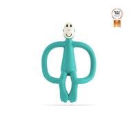 Matchstick Monkey Teething Toy and Gel Applicator dentaruolo con spazzolino 2 in 1 Green 1 pz