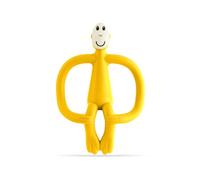 Matchstick Monkey Teething Toy and Gel Applicator dentaruolo con spazzolino 2 in 1 Yellow 1 pz