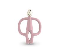Matchstick Monkey Teething Toy and Gel Applicator dentaruolo con spazzolino 2 in 1 Dusty Pink 1 pz