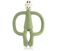 Matchstick Monkey Teething Toy and Gel Applicator dentaruolo con spazzolino 2 in 1 Olive 1 pz