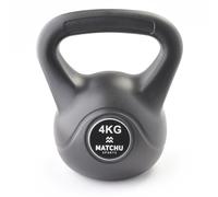 MATCHU - kettlebell da, vinile Hand Peso (disponibile in 4 diversi Pesi), Grau
