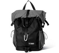 MATE ALEN Zaino Rolltop Uomo Donna, Da Viaggio, Capiente Nero, Con Vano per PC Portatile 15.6/17.3, Waterproof, Per Campeggio, Escursionismo, Università