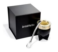 Mate de Calabaza - Yerba Mate Set - Zucca tradizionale - Imperiale - Mate de Argentina - Artigianale - Tè - Pelle -Cucina - Calabaza - Calabash - Cuia - Bombilla (Imperiale)