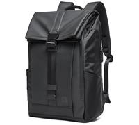MATE ELAN Zaino da uomo in pelle impermeabile con computer portatile da 16 pollici per ufficio lavoro viaggi piogge design robusto elegante nero, -, Large, Zaino impermeabile per fotocamera da viaggio