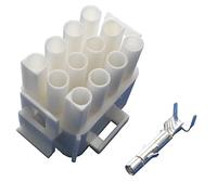 Mate N Lok Alloggiamento per connettore 12 poli con contatti (femmina per 1,5 mm² fino a 2,5 mm² cavo sezione) spina Camper Caravan Roulotte elettrico distribuzione alimentazione elettrica schaudt