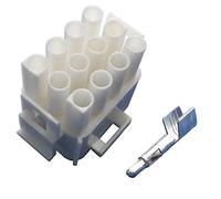 MATE-N-LOK - Connettore a 12 poli con contatti a spina (per 3,0 mm² fino a 6,0 mm² di sezione del cavo), spina per camper, roulotte, caravan, caravan, distribuzione elettrica