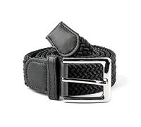 Matec Patent Trades UG 1 cintura elastica nera con una lunghezza totale di 115 cm e 3,5 cm di larghezza, elastica intrecciata ed elastica, Nero , 37
