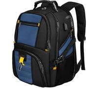 MATEIN Zaino Porta PC Uomo 18.4 Pollici 55L Grande Capacità, Zaino da Viaggio Donna Impermeabile per Lavoro, Ufficio, Viaggio, Scuola Superiore, Trekking, Università, Travel Bag, Blu Reale