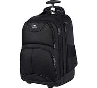 MATEIN Zaino Trolley Porta PC 17", Bagaglio a Mano con Ruote, 36L