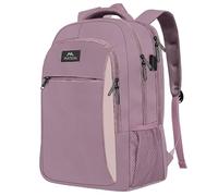 MATEIN Zaino Uomo per PC 17.3 Pollici, Antifurto Zaino Porta Laptop con Caricatore USB, Impermeabilie Zaini Universitari Casual per Computer, Notebook, Viaggio, Lavoro, Regalo, Viola Scuro