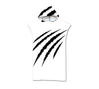 Mateju - Asciugamani per poncho con cappuccio da donna in microfibra, ideale per nuotare, fare surf e fare il bagno (Stile 6,75 * 110 cm)