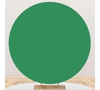 Mateju Copertura Sfondo, Copertura per Fondale Copertura Sfondo - Sfondo per Fotografia per Decorazione Festa di Nozze Ricevimento di Nozze Compleanno (Diametro 200cm/6.6ft,Verde)
