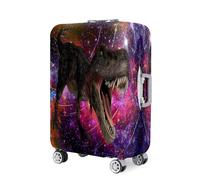 Mateju Coprivaligia Elastico, Lavabile Copertura per Bagagli 3D Dinosauro Arcobaleno Trolley Custodia Protettiva per Adulti, Bambino, Teen, Viaggi, Business (cielo stellato,S)