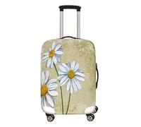 Mateju Coprivaligia Elastico, S/M/L/XL Copertura per Bagagli con Cerniera, Lavabile Trolley Custodia Protettiva per Adulti, Bambino, Teen, Viaggi, Business (Margherita I,L)