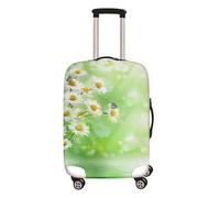 Mateju Coprivaligia Elastico, S/M/L/XL Copertura per Bagagli con Cerniera, Lavabile Trolley Custodia Protettiva per Adulti, Bambino, Teen, Viaggi, Business (Margherita E,S)