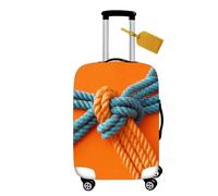 Mateju Housse Valise 3D Colorés Housse de Valise Élastique Housse Protection Valise Lavable Housse de Protection pour Bagages Luggage Cover en Spandex S-Xl (Corda,M)