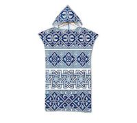 Mateju Mantello da spiaggia Asciugamani per poncho con cappuccio da donna in microfibra, ideale per nuotare fare surf e fare il bagno (Stile 31,75X110)