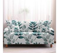Mateju Pianta Fodera per Divano Fantasia Elasticizzato Copridivano Elastico all-Inclusive per 1/2/3/4 posti Sofa Mobili Protettore Copertura Divano Antiscivolo (Elegante,1 Posto(90-140cm))