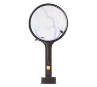 Mateju Racchetta Zanzare Elettrica Ricaricabile, Racchetta Zanzare Elettrica USB, Fulmina Mosche e Insetti Volanti Leggera e Portatile per Casa, Giardino, Campeggio (GZ-Nero)