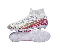 Mateju Scarpe da Calcio Scarpe Calcio All'Aperto Scarpe Calcio Bambino Antiscivolo Colorato Scarpe da Calcio Uomo per Multi-Sito Scarpe da Allenamento di Calcio Unisex Bambini e Giovani