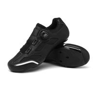 Mateju Scarpe da Ciclismo Uomo Donna, Scarpe da Strada Unisex-Adulto Traspiranti,Sneaker da Bici Strada Compatibile SPD-SL Delta Blocco Pedale Sneaker Sportive da Esterno (6072 Nero,43)