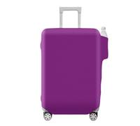 Mateju Tinta Unita Coprivaligia Elastico con Tasche per 18 a 33 Pollice Custodia, Lavabile Copertura per Bagagli Trolley Protezione Antipolvere Custodia Protettiva Viaggi (Viola,SX (22-23"))