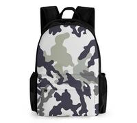 Mateju Zaino Scuola Camuffare per Bambini, Adolescente e da Scuola Bambini Zaino, Lovely Zaino Bambini Viaggio Campeggio (Mimetismo 1)