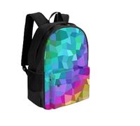 Mateju Zaino Scuola Geometria per Bambini, Adolescente e da Scuola Bambini Zaino, Lovely Zaino Bambini Viaggio Campeggio (Colorato)