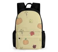 Mateju Zaino Scuola Halloween per Bambini, Adolescente e da Scuola Bambini Zaino, Lovely Zaino Bambini Viaggio Campeggio (Zucca 2)