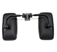 Matel Service 2 specchietti esterni, specchietti laterali, specchietto retrovisore O15-28, escavatore, 280 x 155 mm, con braccio a specchio, supporto per specchio, set di ferretti