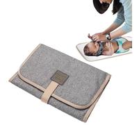 Matelas À Langer Portable - Couche-culotte Confortable | Tapis Imperméable Pliable Avec Autocollants Magiques, Accessoire Bébé Pratique Pour Sorties Voyages Visites, Change Facile Maison Extérieur