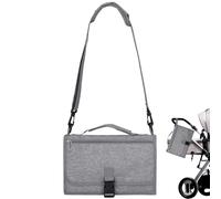 Matelas à Langer Portable - Tapis à Langer Imperméable pour | Matelas Pliable avec Poche pour Lingettes, Grande Capacité | Tapis de Voyage Bébé pour Sorties Maison Sac à Couches