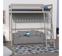 MATELSOM Letto a soppalco Wolf, Grigio, altro, 90 x 190 cm